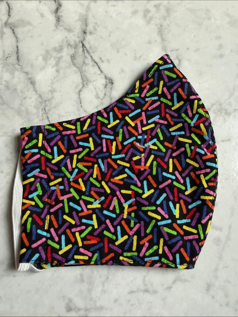 Women/teen Colorful Sprinkles Pattern Face Mask